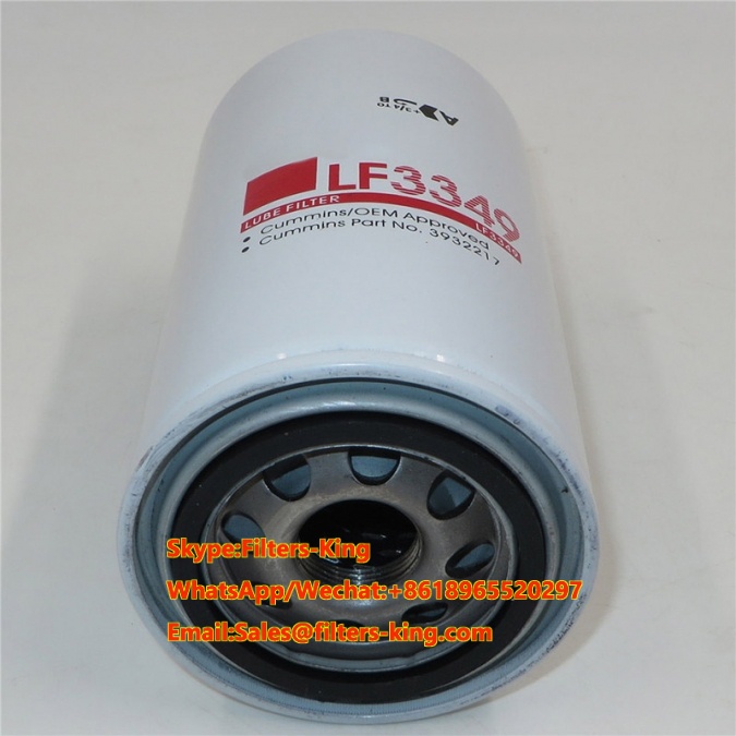 Oil Filter LF3349 Fleetguard Cross Reference BT339 P172562 2/910140