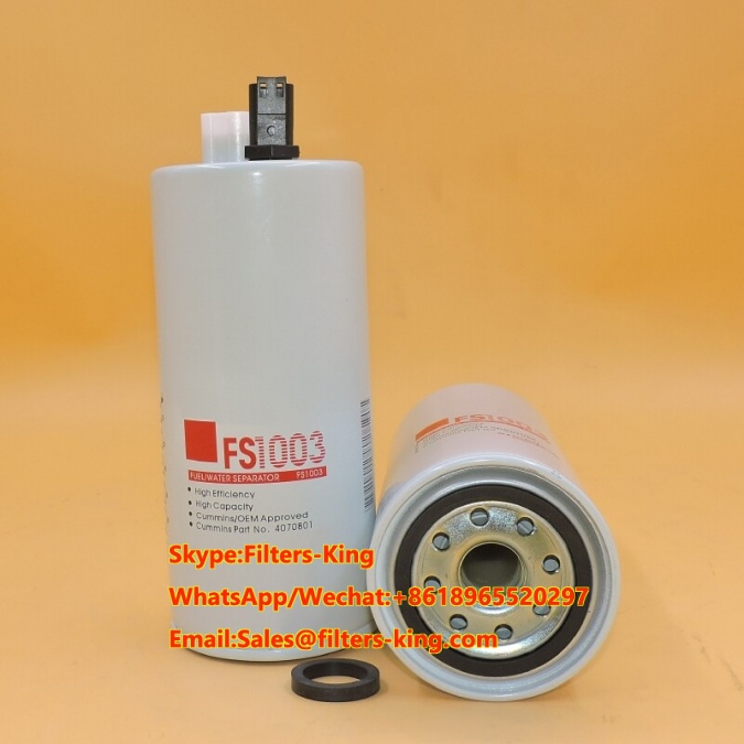 FS1003 Fuel Water Separator Spinon With Drain,Sensor Port And Reusable Sensor,filter Suppliers