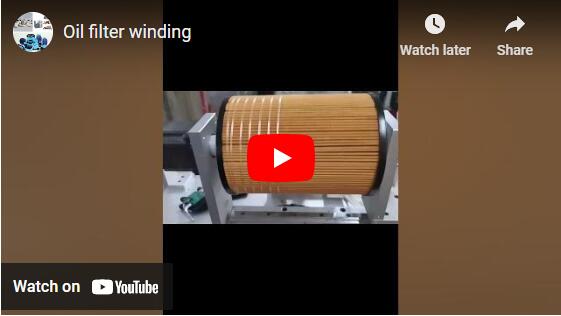 Oil filter winding