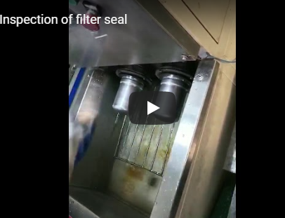 Inspection of filter seal
